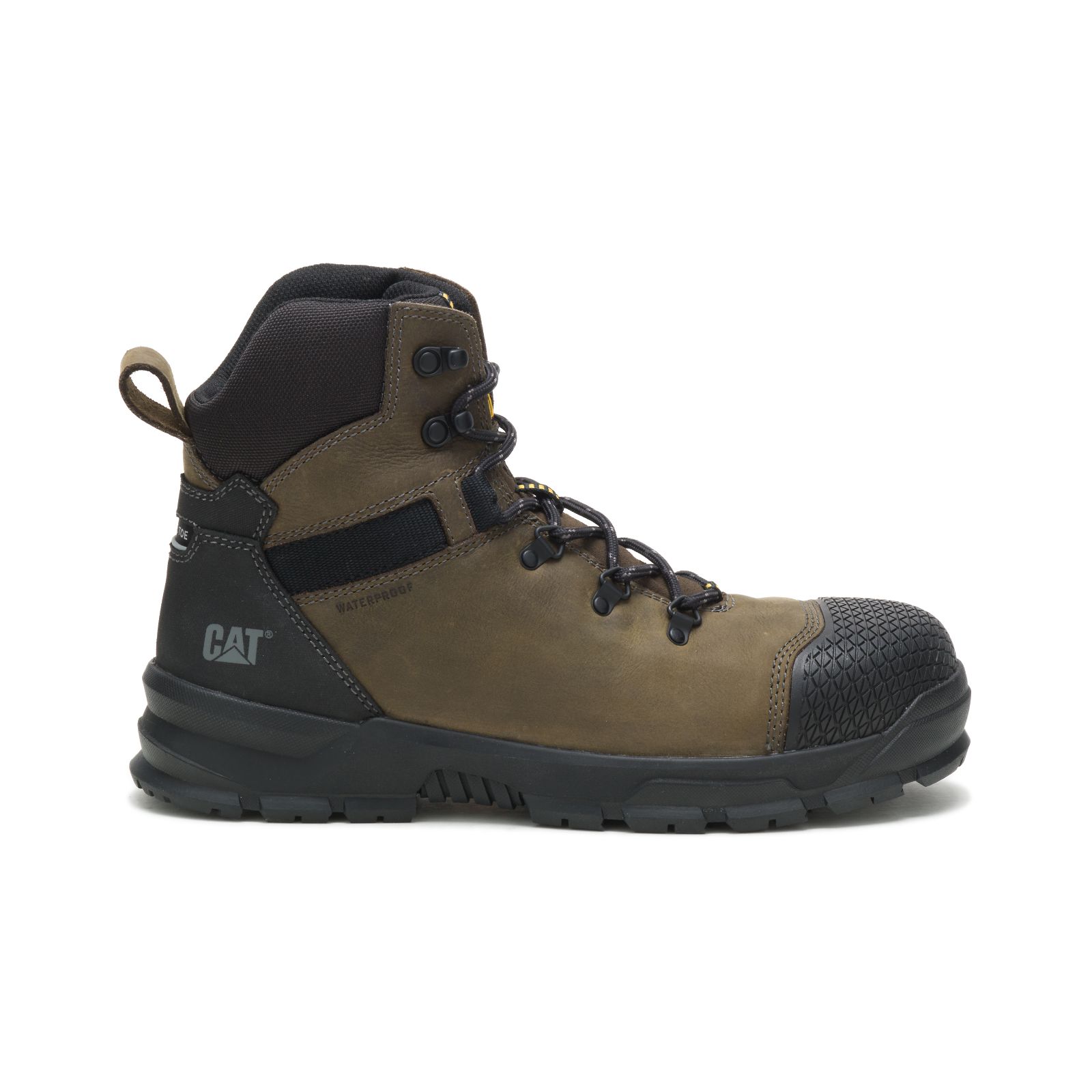 Caterpillar Accomplice X Waterproof Steel Toe - Mens Work Boots - Deep Green/Black - NZ (245EUHMXR)